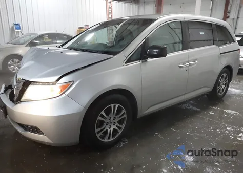 2012 Honda Odyssey Ex from USA, damaged, VIN 5FNRL5H48CB081175